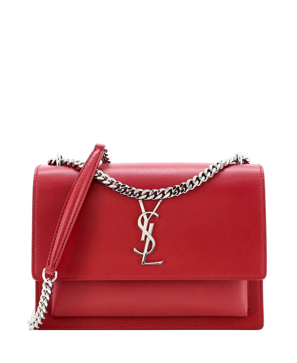 Pre-Owned Saint Laurent Medium Sunset Crossbody Bag Leather