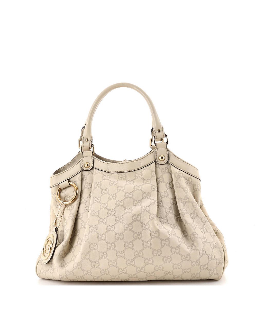 Б/у сумка-тоут Gucci Medium Sukey из кожи Guccissima