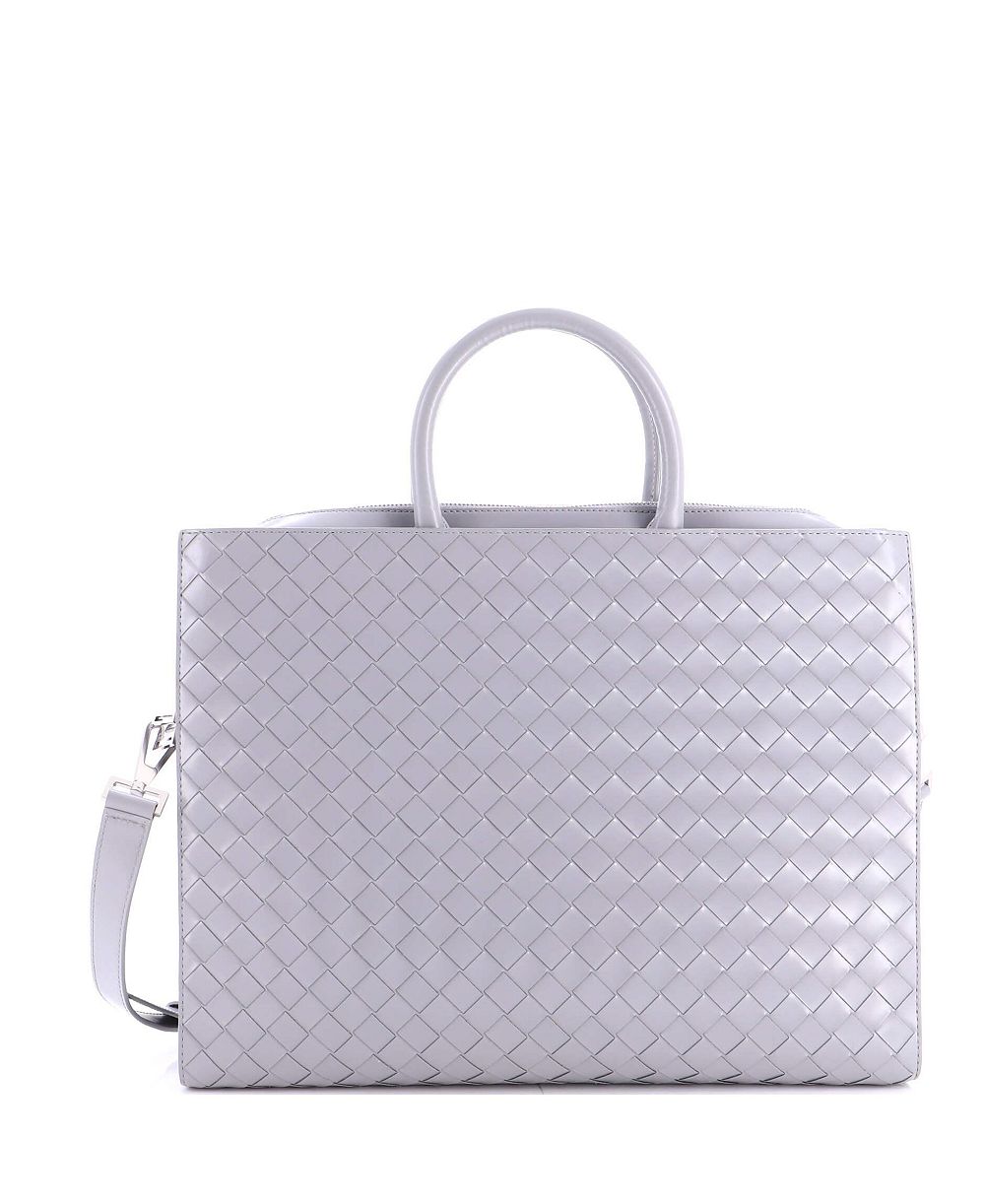 Б/у портфель Bottega Veneta Convertible Frame из кожи Интреккьято Наппа