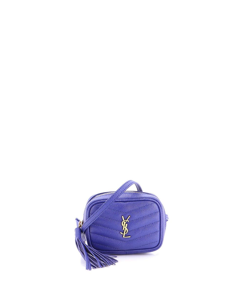 Saint Laurent сумка Baby Lou Camera Bag Matelasse Chevron Leather Pre-Owned