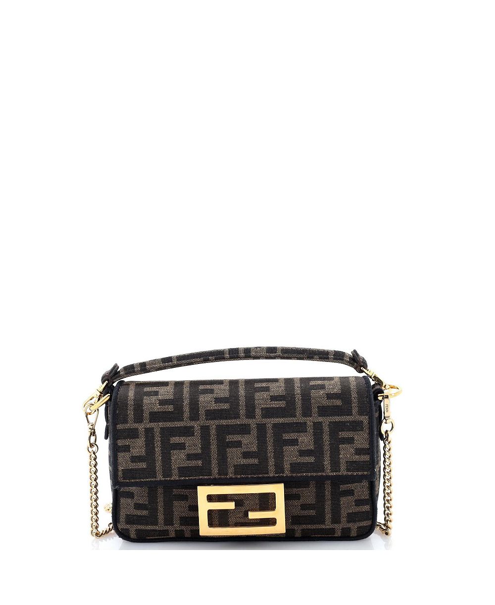 Fendi Mini Baguette NM сумка Zucca Canvas