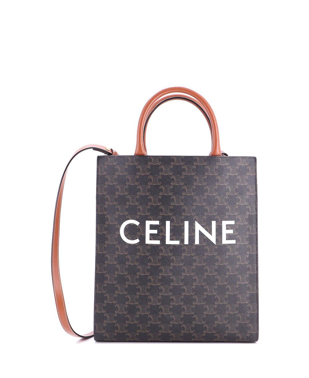 Celine сумка тоут Cabas Triomphe из покрытия Coated Canvas (Pre-Owned)