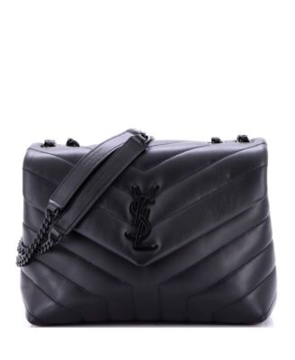 Б/у сумка на плечо Saint Laurent Small Loulou из кожи Matelasse Chevron