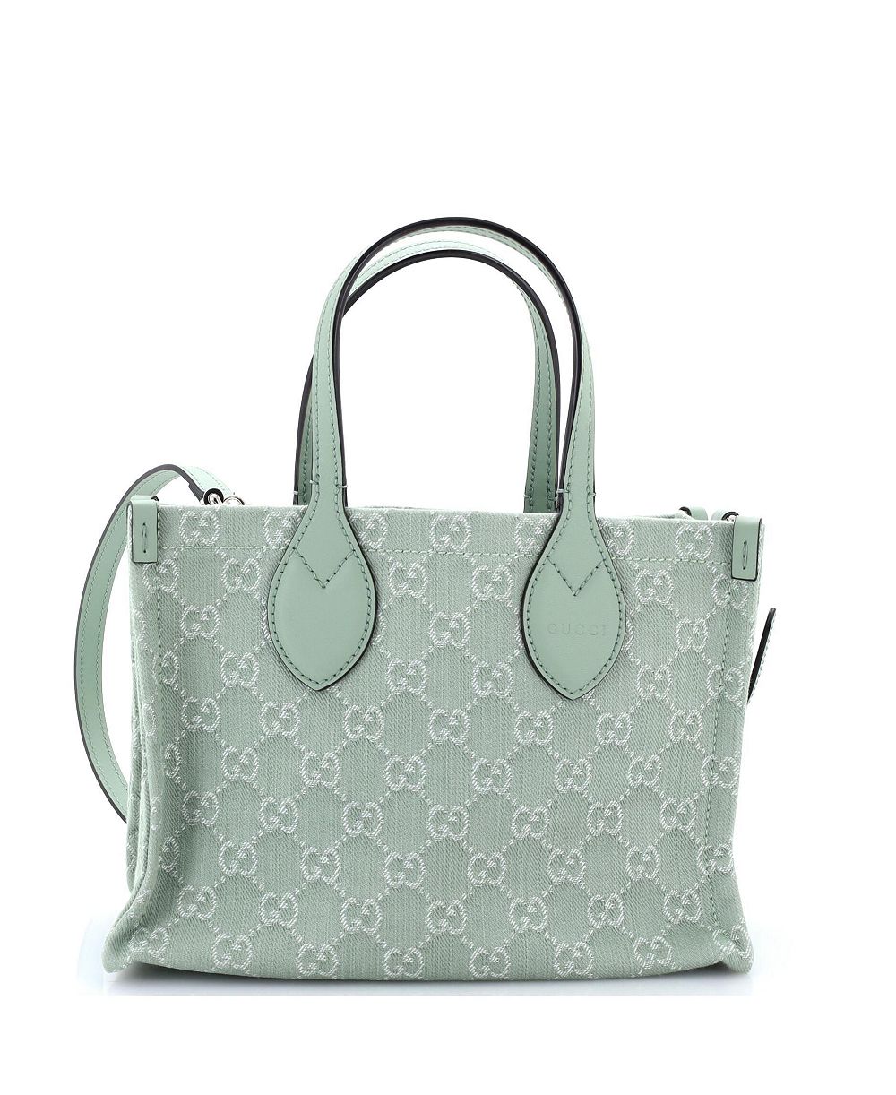 Сумка Gucci Pre-Owned Medium Ophidia Shopper Tote GG Denim
