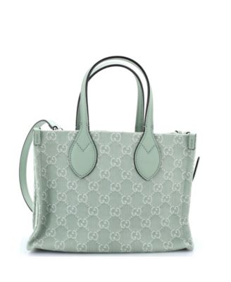 Сумка Gucci Pre-Owned Medium Ophidia Shopper Tote GG Denim