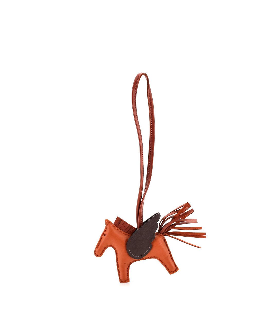 Pre-Owned HERMÉS PM Pegase Rodeo Bag Charm Leather