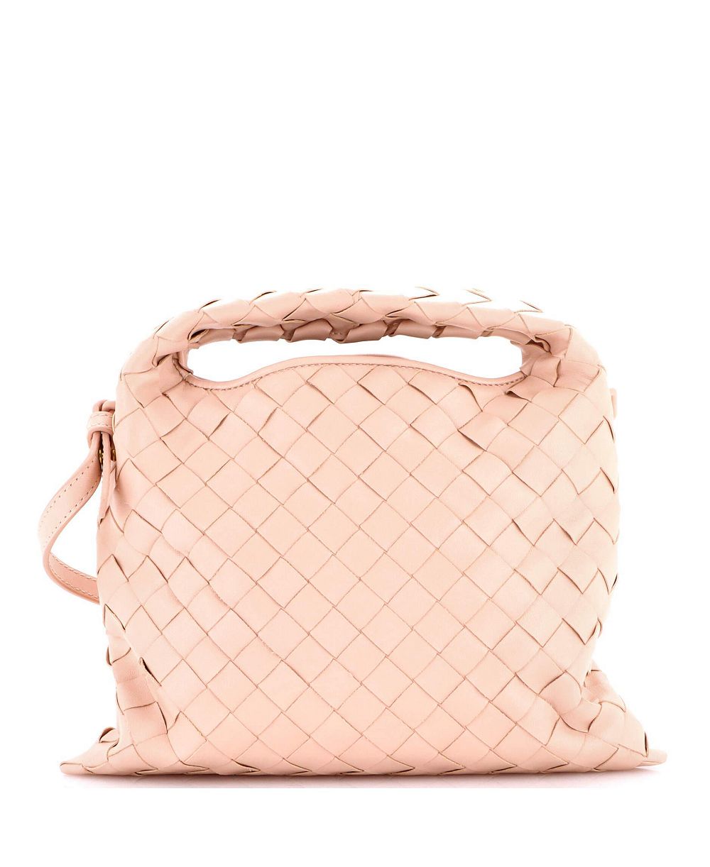 Pre-Owned Bottega Veneta Мини-сумка Hop Top Handle Intrecciato Nappa