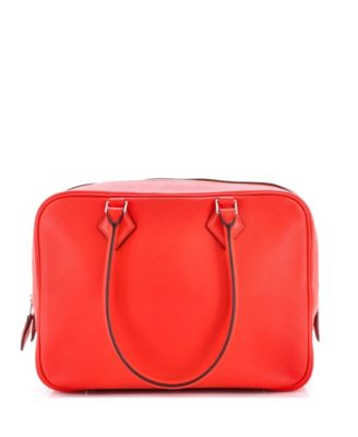 Pre-Owned HERMÉS 28 Plume Bag Evercolor