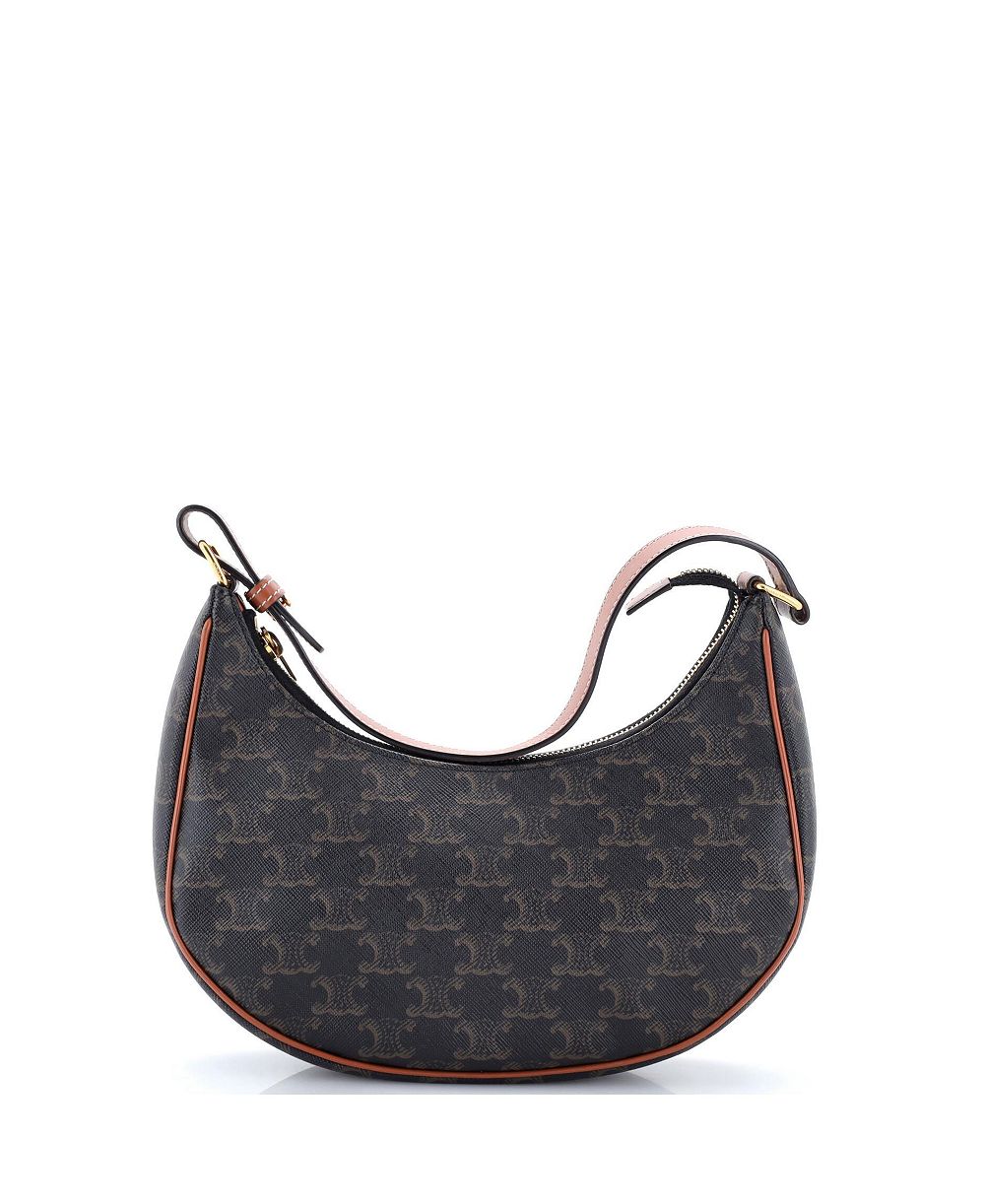 Pre-Owned Celine Ava Bag Triomphe Coated Canvas