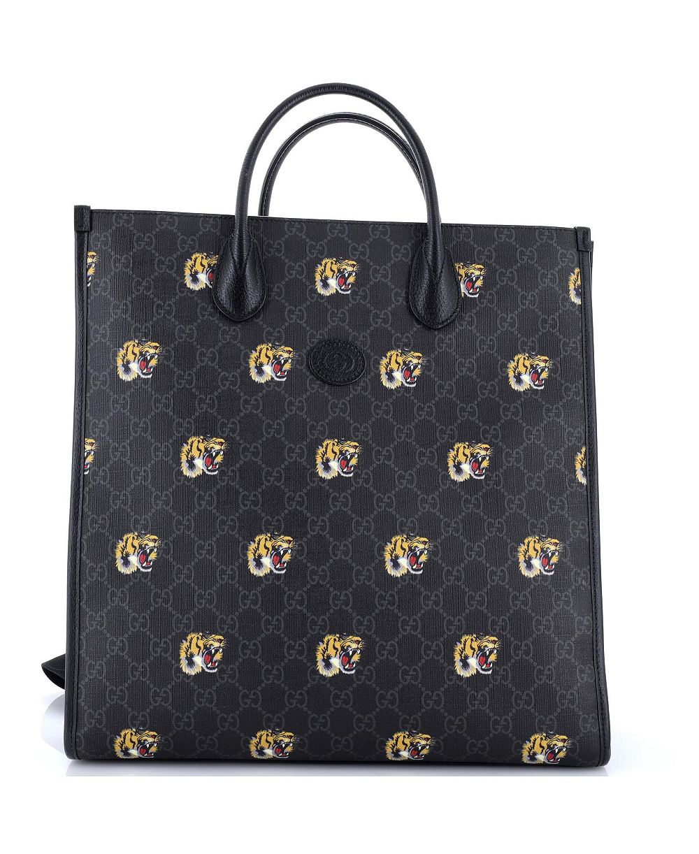 Gucci Tote сумка с паттерном GG из покрытия Canvas
