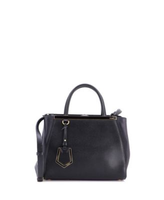 Pre-Owned Fendi Petite 2Jours Bag Leather