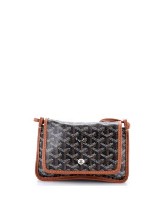 Б/у клатч-кошелек Goyard Plumet из покрытого канваса