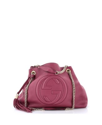 Pre-Owned Gucci Средняя сумка через плечо Soho Chain Strap, кожаная