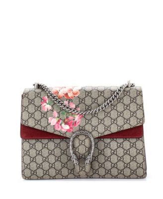 Сумка Gucci Dionysus Medium Blooms Print GG Coated Canvas, б/у