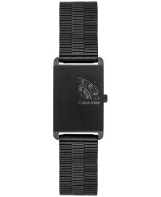 Мужские часы Calvin Klein Dapper Black IP Stainless Steel Mesh Bracelet 24mm