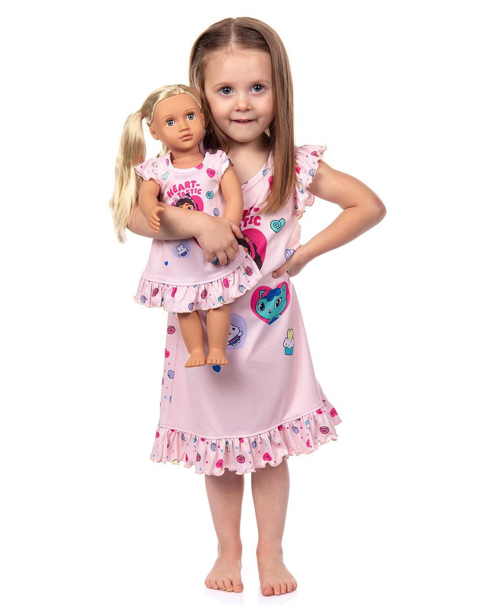Ночная рубашка Gabby's Dollhouse с платьем для куклы