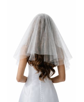 Untamed Petals Women's Last Disco Mini Veil
