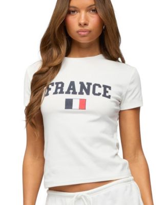 Женская футболка Edikted France