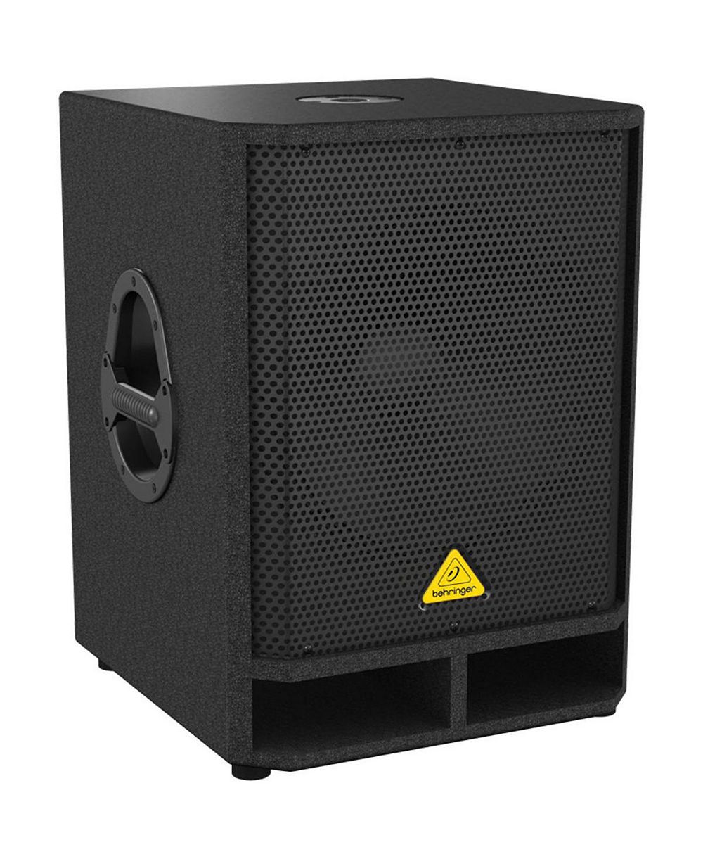 Сабвуфер Behringer Eurolive VQ1500D активный, 500 Вт, со встроенным стерео кроссовером, частотная характеристика 65 Гц-150 Гц