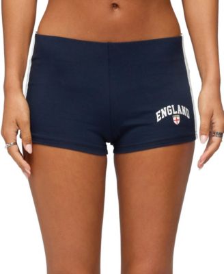 Edikted Women's England Girl Micro Shorts