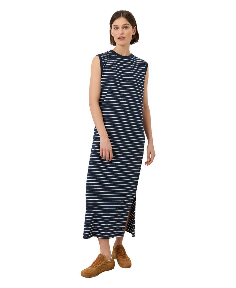 Pact Women's Cotton Soft-Slub Essential Easy Muscle Tee Maxi Dress