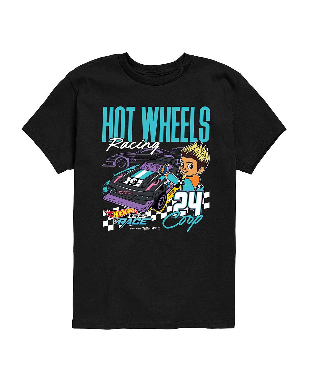 Детская футболка Hot Wheels Let's Race Coop с графическим принтом, 2T-5T
