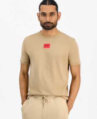 HUGO by Hugo Boss Men's Diragolino Ribbed Crewneck T-Shirt