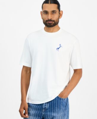 HUGO by Hugo Boss Men's Noxwash Graphic Crewneck T-Shirt