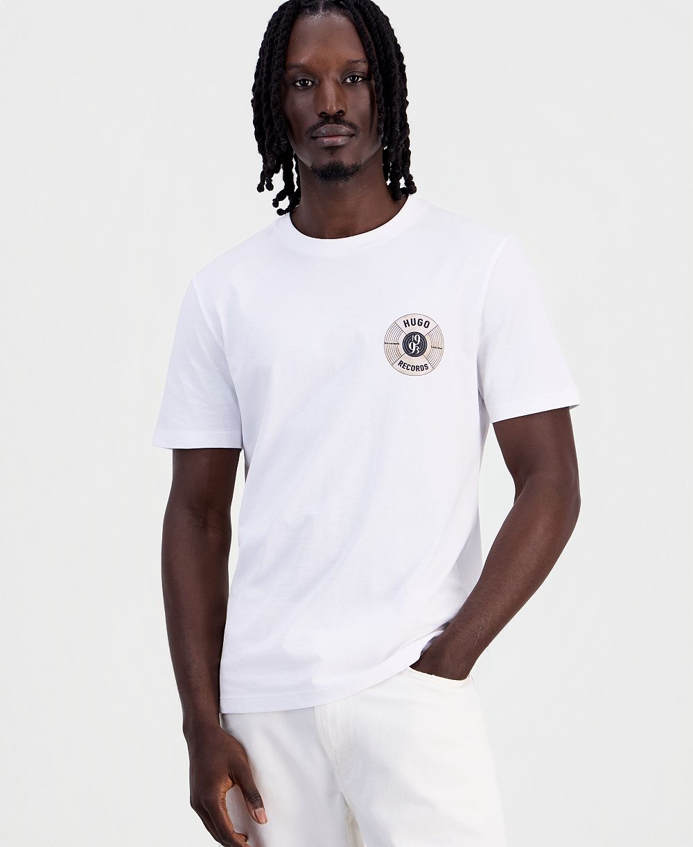 HUGO by Hugo Boss Men's Durectee Graphic Crewneck T-Shirt