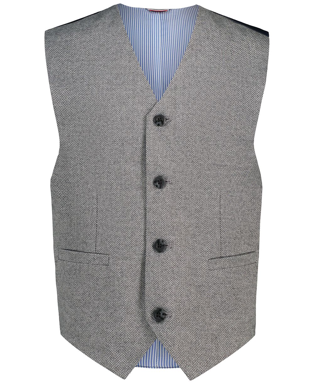 Tommy Hilfiger Boys' 8-20 Brushed Herringbone V-Neck Vest