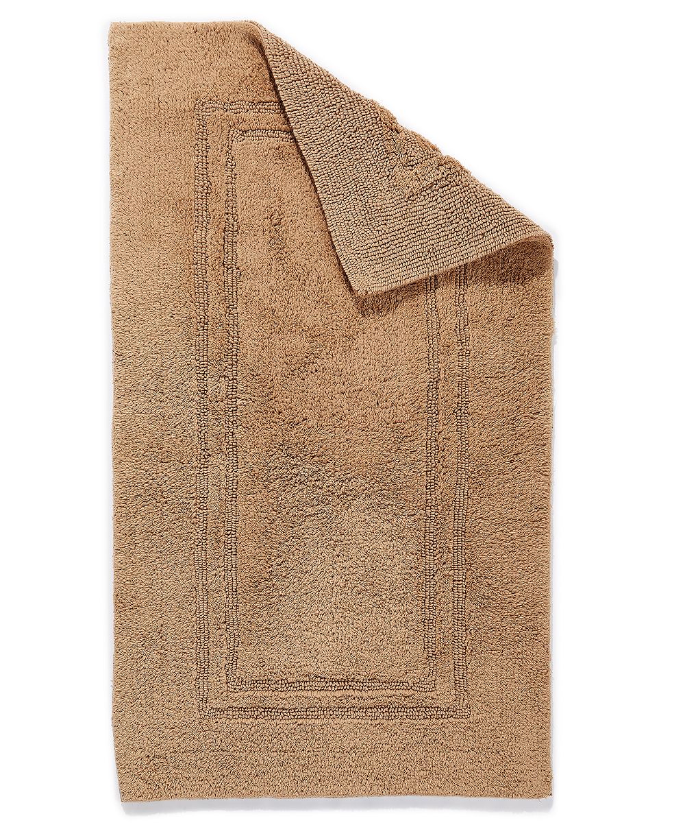 Hotel Collection 100% Cotton Reversible Bath Rug, 27" x 48", Exclusively at Macy’s