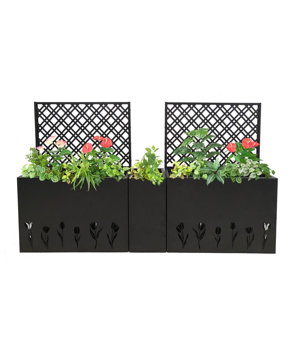 Streamdale Furniture металлический комбинированный planter-trellis (набор из 3 шт.)