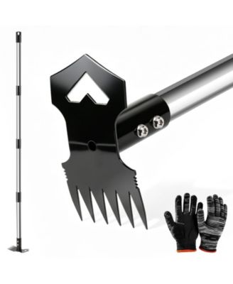 XDOVET Weed Puller Long Handle Steel Garden Tool