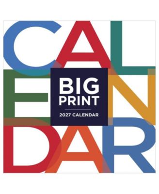 Мини-календарь TF Publishing Paper Goods 2027 Big Print