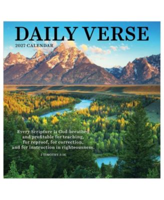 TF Publishing Paper Goods 2027 Daily Verse Wall Calendar