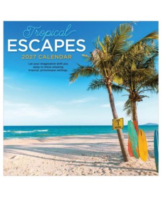 Настенный календарь TF Publishing Paper Goods 2027 Tropical Escapes