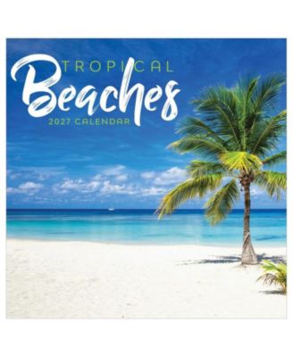 TF Publishing Paper Goods 2027 Tropical Beaches Mini Calendar