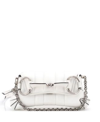 Pre-Owned Gucci сумка через плечо Horsebit chain quilted leather small