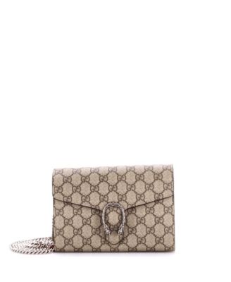 Кошелек Gucci Dionysus, б/у, полотно с покрытием GG