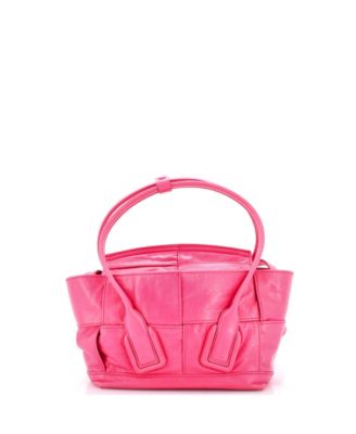 Pre-Owned Bottega Veneta Mini Arco Bag Maxi Intrecciato Leather