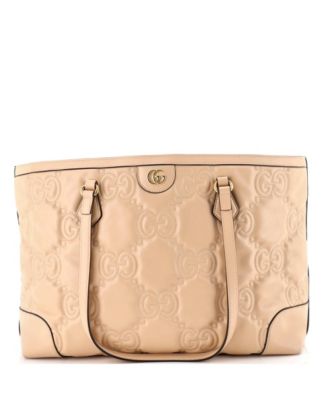 Б/у сумка Gucci Ophidia Open Tote из кожи GG Matelasse, размер Medium