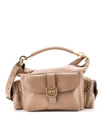Кожаная большая сумка через плечо Chloe Camera Shoulder Bag (б/у)