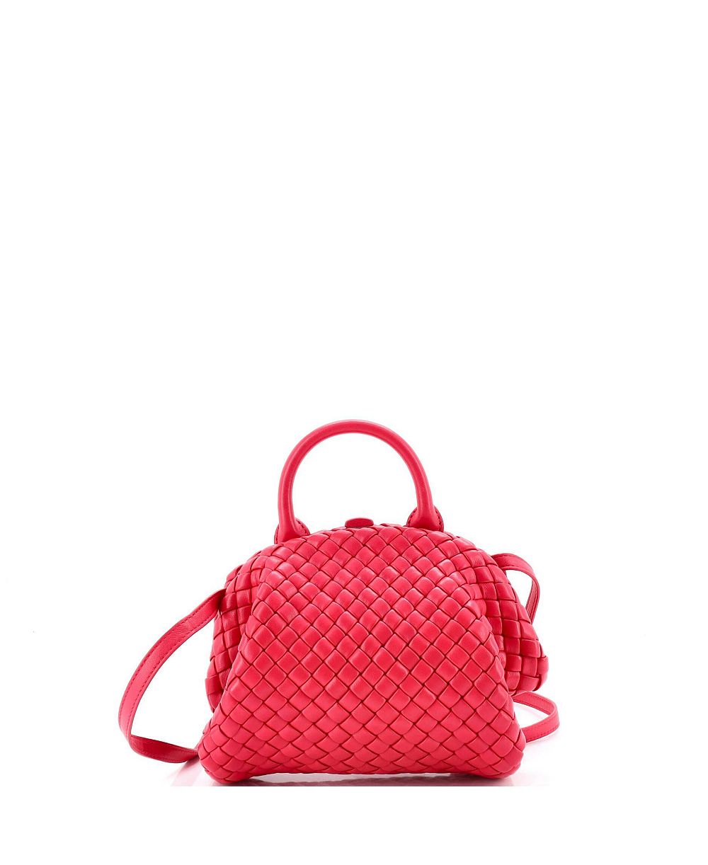 Pre-Owned Bottega Veneta Mini Padded Handle Tote Intrecciato Nappa
