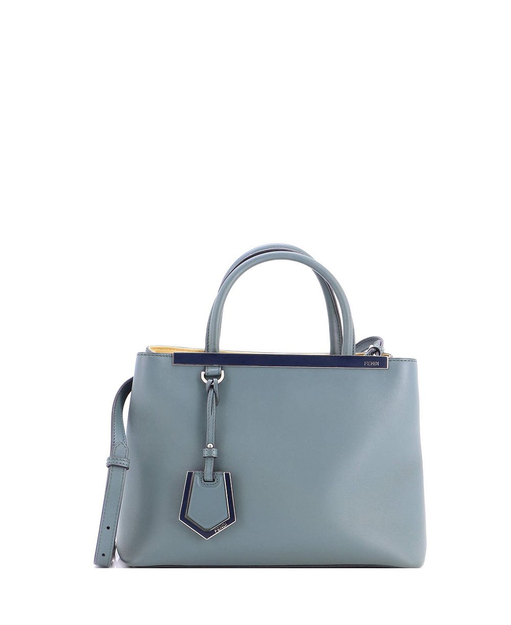 Pre-Owned Fendi Petite 2Jours Bag Leather