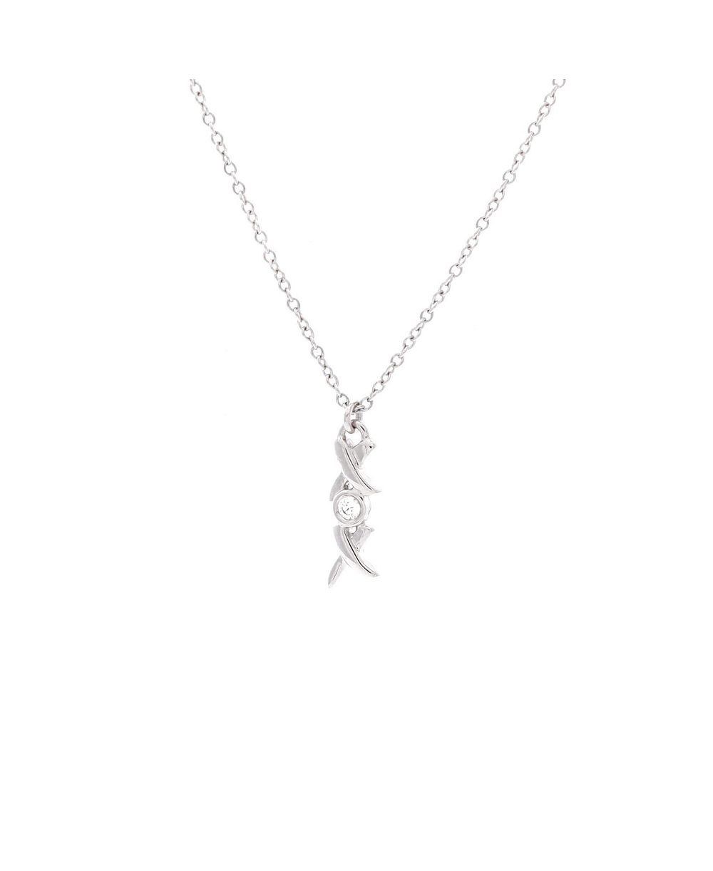 Pre-Owned Tiffany & Co Paloma Picasso Graffiti Love and Kisses XOX Pendant Necklace