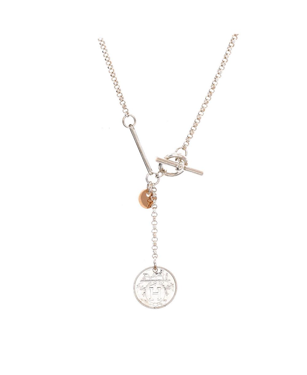 Колье Pre-Owned HERMÉS Ex-Libris Long Necklace