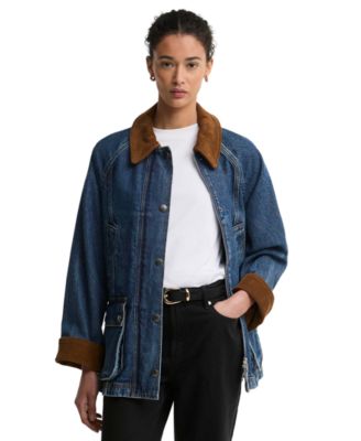 Barbour Женский джинсовый утилитарный жакет Beadnell