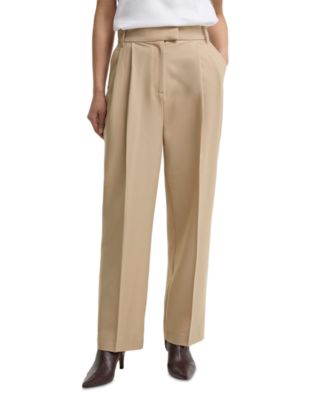 Женские брюки Barbour Fawne, завышенная талия, прямой крой, полиэстер, 27-3/4" Inseam