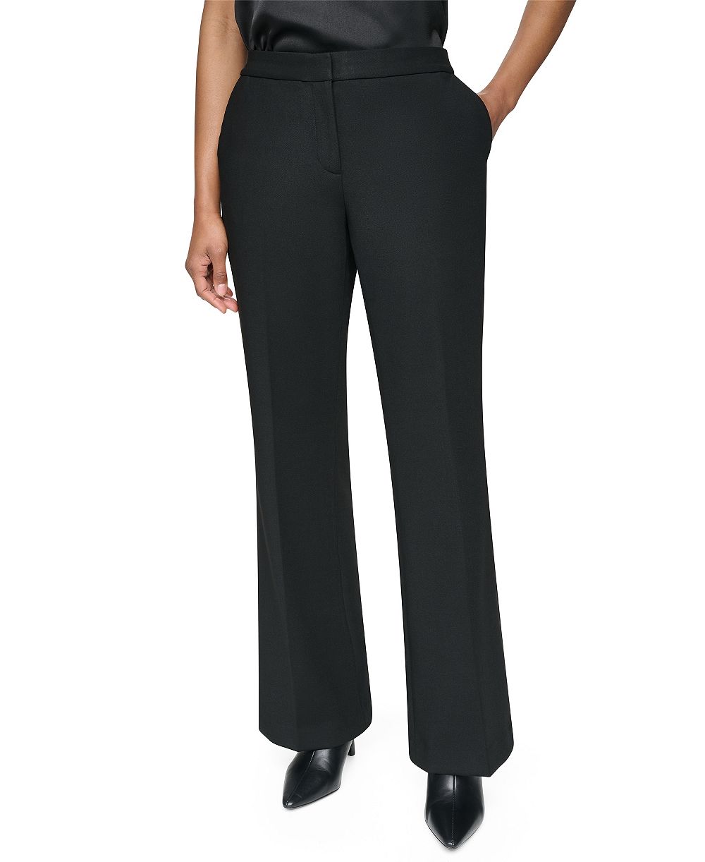 DKNY Женские брюки Flare с низкой посадкой