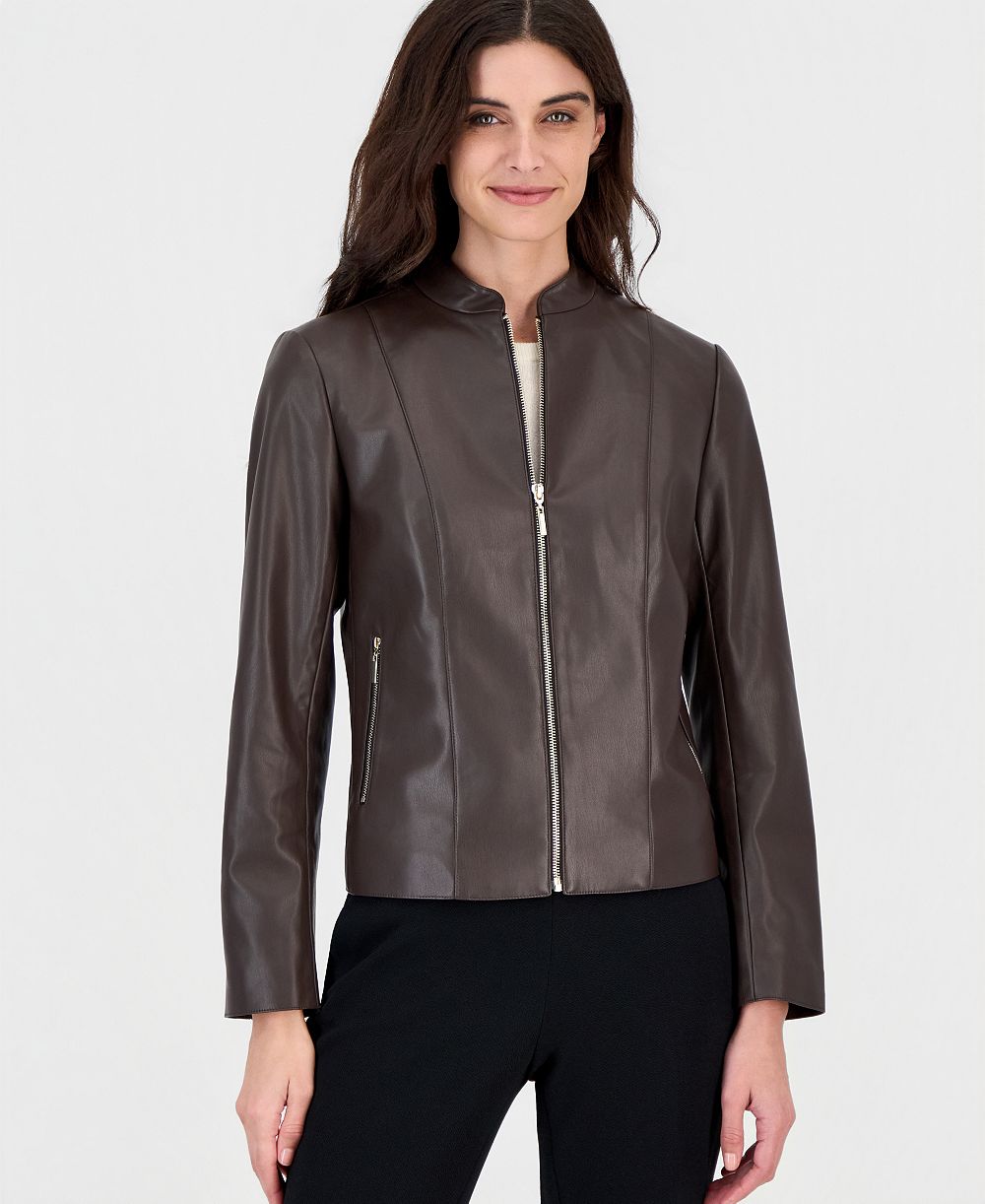 Kasper Women's Moto Zip-Up Jacket